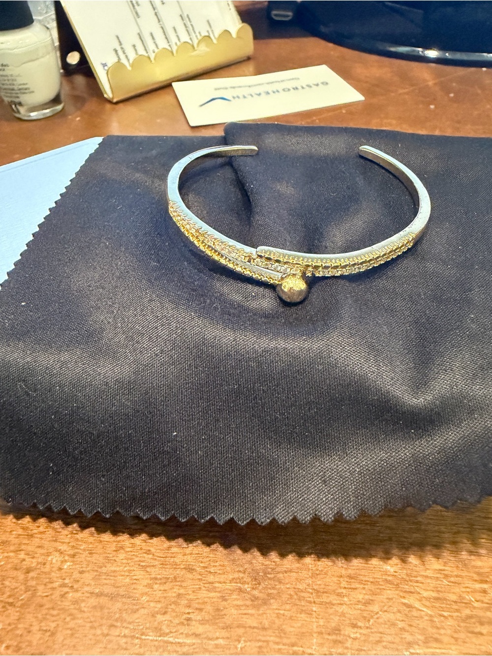 Gold-Tone Ball Cuff Bracelet - Women Jewelry